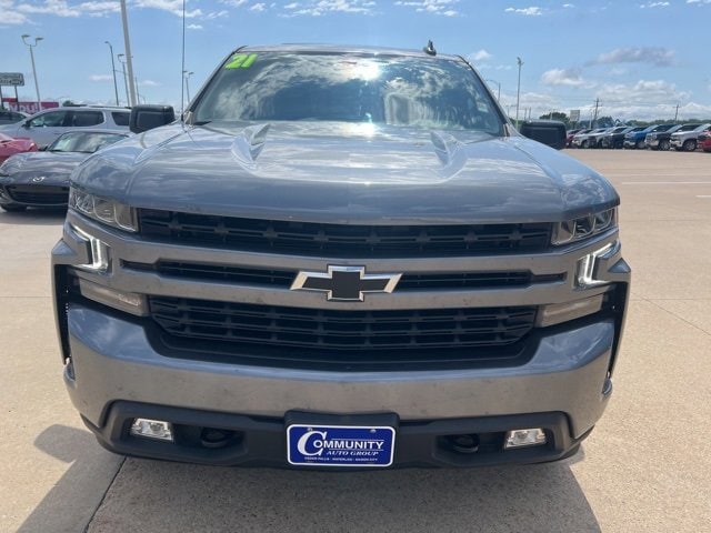 Certified 2021 Chevrolet Silverado 1500 RST with VIN 3GCUYEEDXMG149973 for sale in Cedar Falls, IA