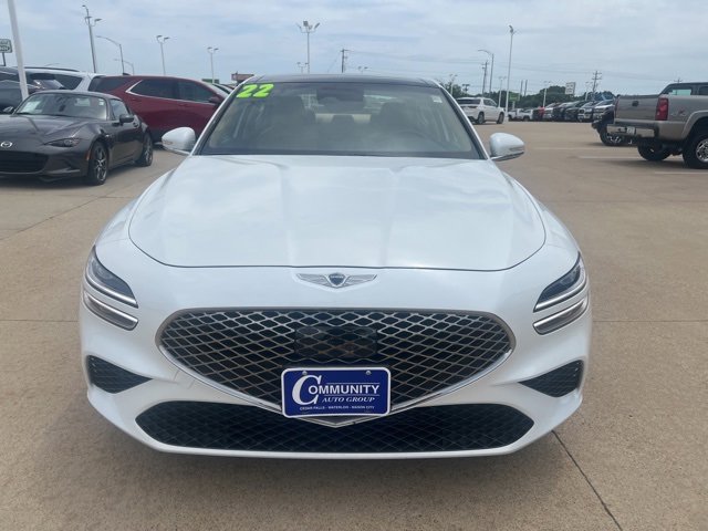 Used 2022 GENESIS G70 Standard with VIN KMTG34TA1NU098507 for sale in Cedar Falls, IA