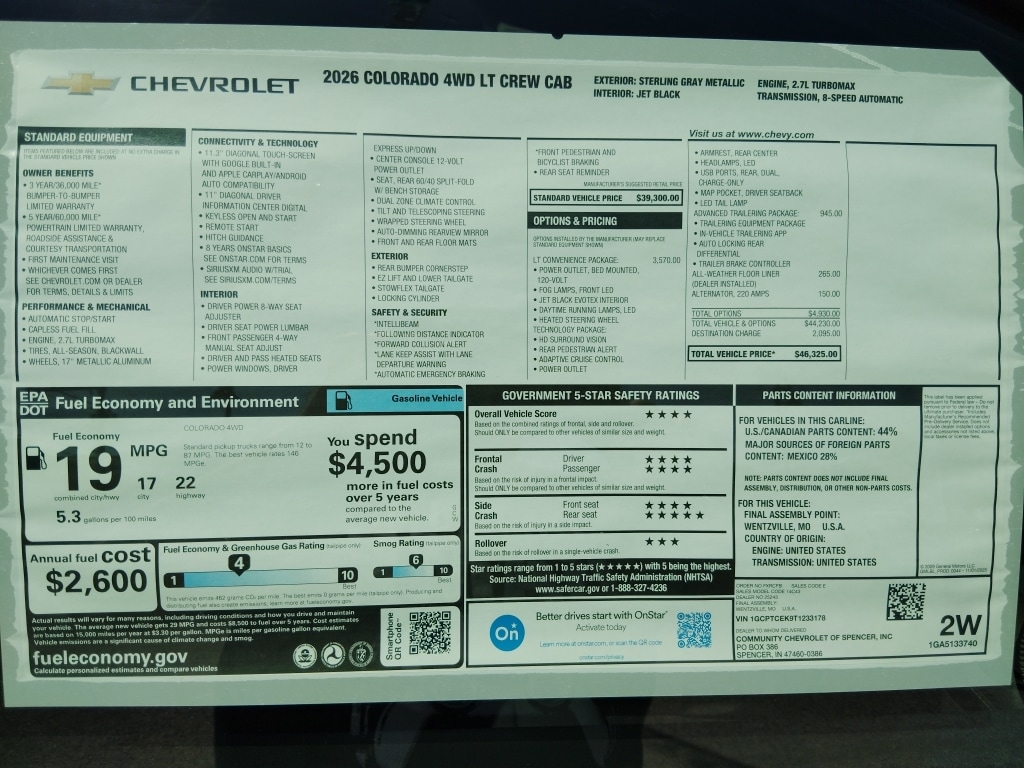 2026 Chevrolet Colorado LT - Photo 34