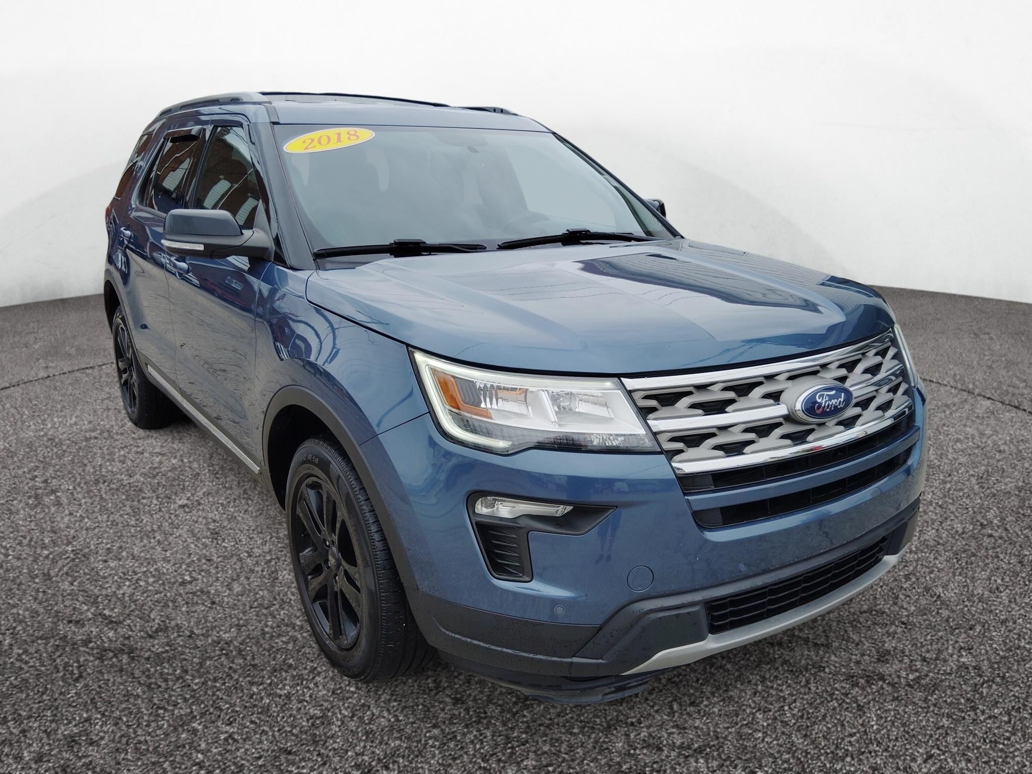 Used 2018 Ford Explorer XLT with VIN 1FM5K8D86JGB41576 for sale in Spencer, IN