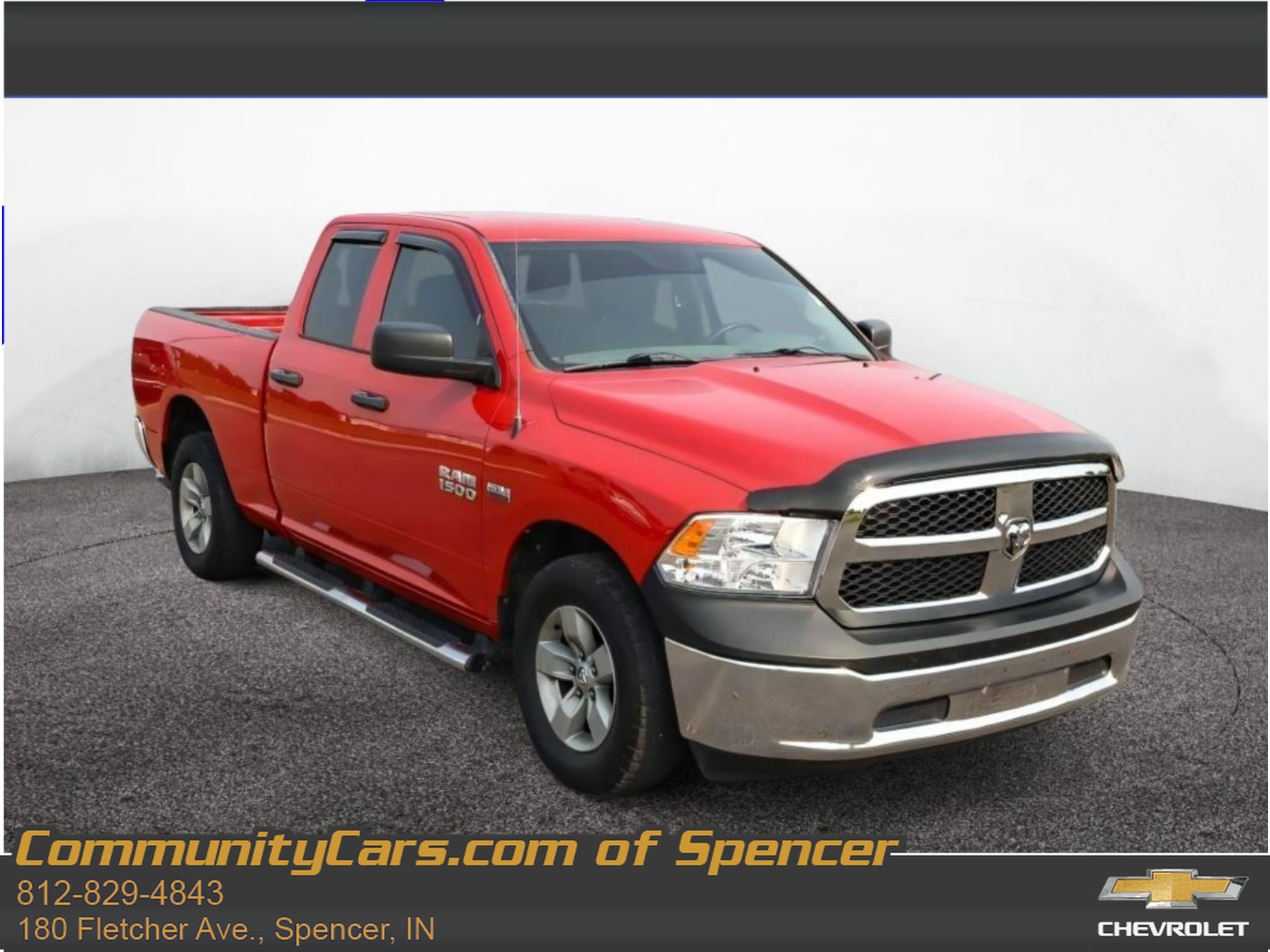 Used 2015 RAM Ram 1500 Pickup Tradesman with VIN 1C6RR6FT1FS714841 for sale in Spencer, IN