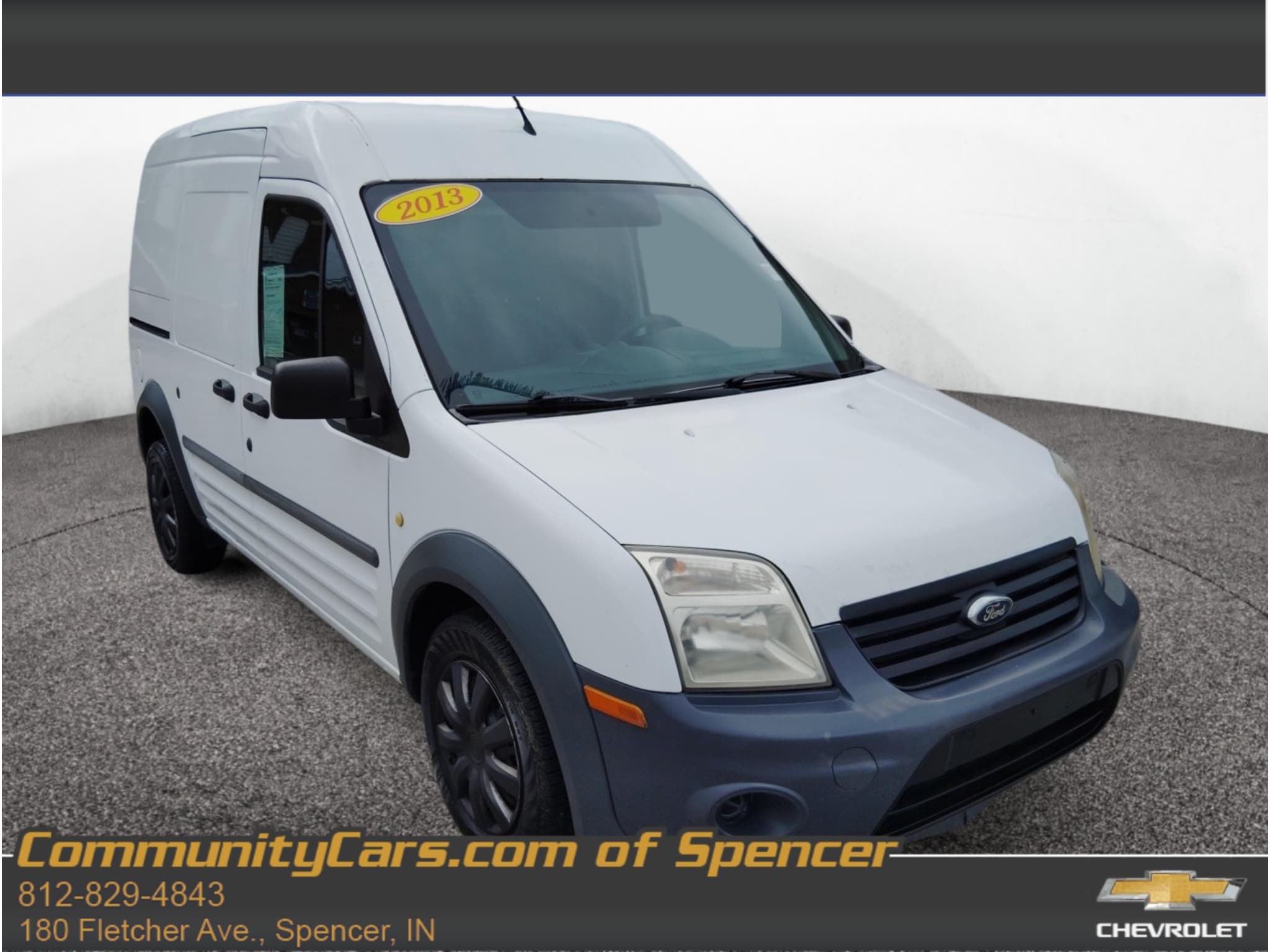 Used 2013 Ford Transit Connect XL with VIN NM0LS7AN4DT177100 for sale in Spencer, IN