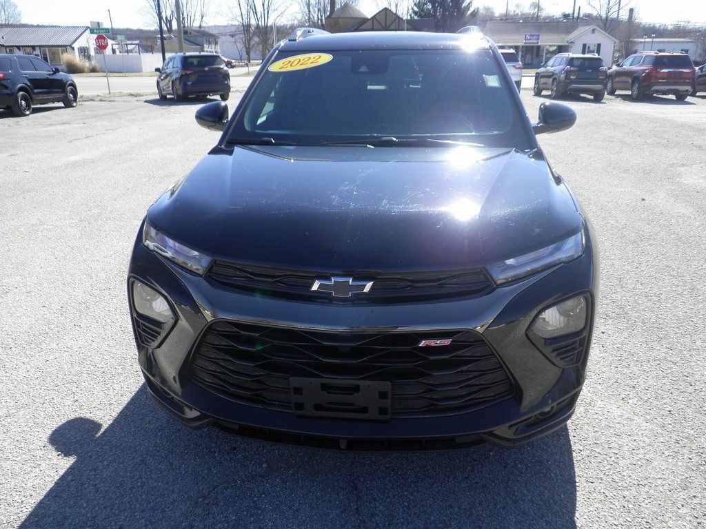 Used 2022 Chevrolet Trailblazer RS with VIN KL79MTSL7NB035616 for sale in Spencer, IN