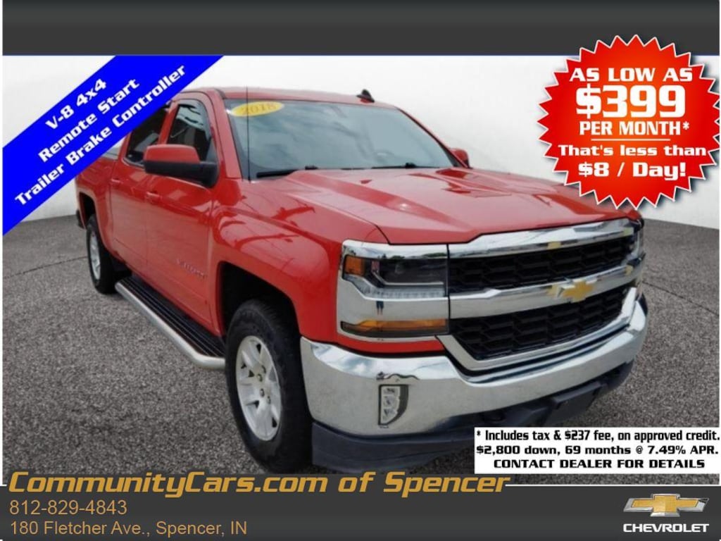 Used 2018 Chevrolet Silverado 1500 LT Truck