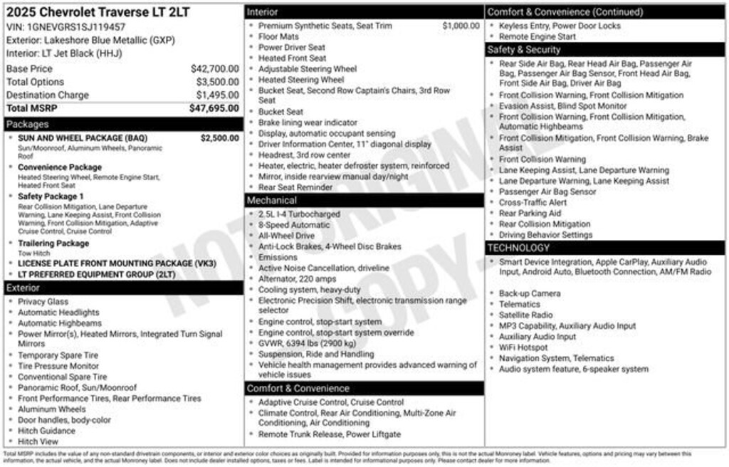 Used 2025 Chevrolet Traverse LT SUV