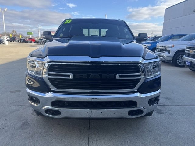 Used 2021 RAM Ram 1500 Pickup Big Horn/Lone Star with VIN 1C6SRFFTXMN521276 for sale in Cedar Falls, IA