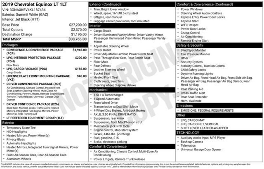 Used 2019 Chevrolet Equinox LT SUV