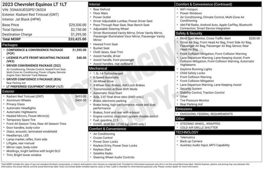 Used 2023 Chevrolet Equinox LT SUV