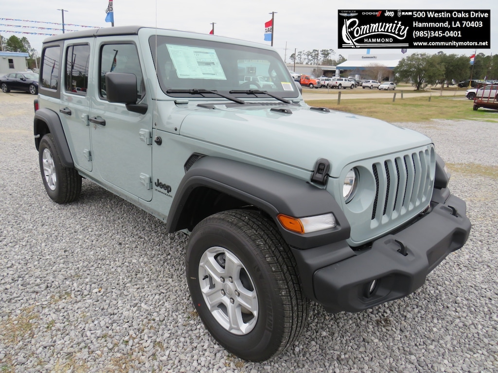 2023 Jeep Wrangler Unlimited SPORT S 4X4 For Sale in Hammond, LA and  serving Baton Rouge | Stock: 15692