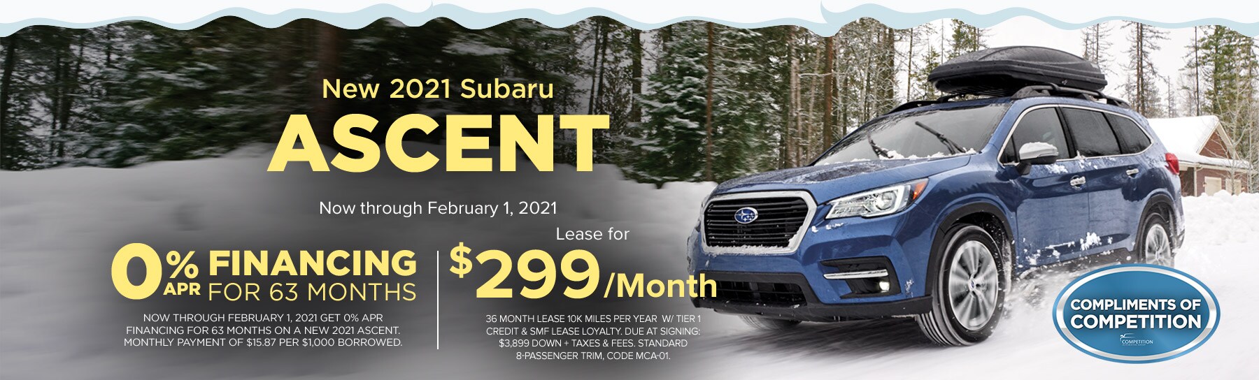 New & Used Subaru Car Dealer Competition Subaru
