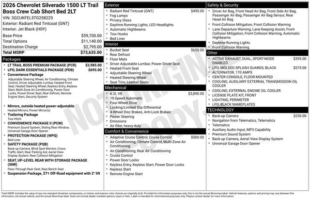 2026 Chevrolet Silverado 1500 LT Trail Boss - Photo 29