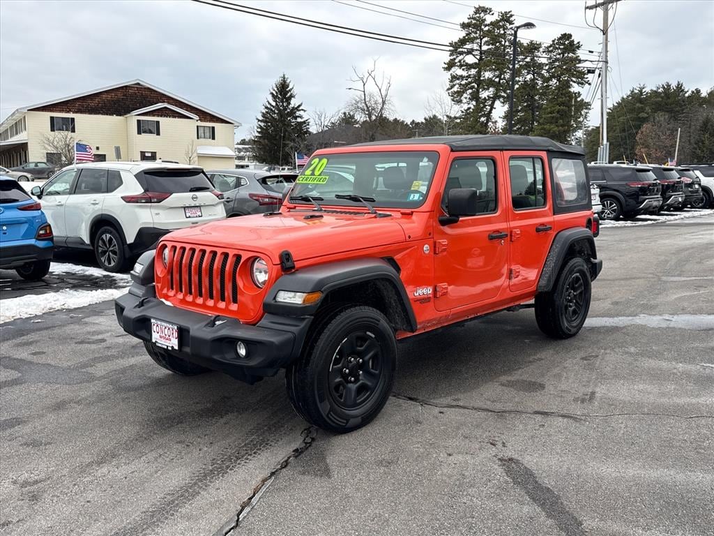 Used 2020 Jeep Wrangler Unlimited Sport 4x4 Sport SUV