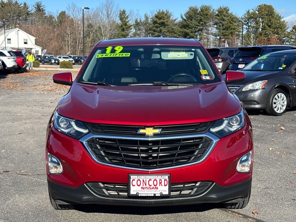Used 2019 Chevrolet Equinox LT with VIN 2GNAXUEV1K6263434 for sale in Concord, NH