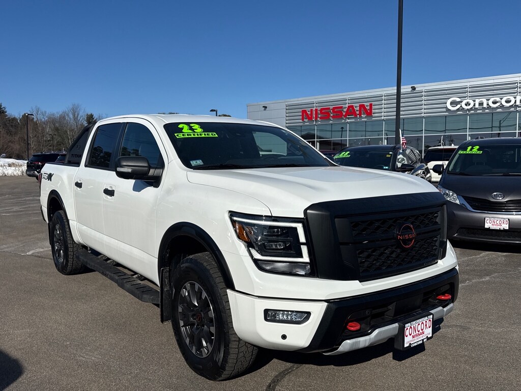 Certified 2023 Nissan Titan PRO-4X 4x4 PRO-4X Crew Cab 5.6 ft. SB