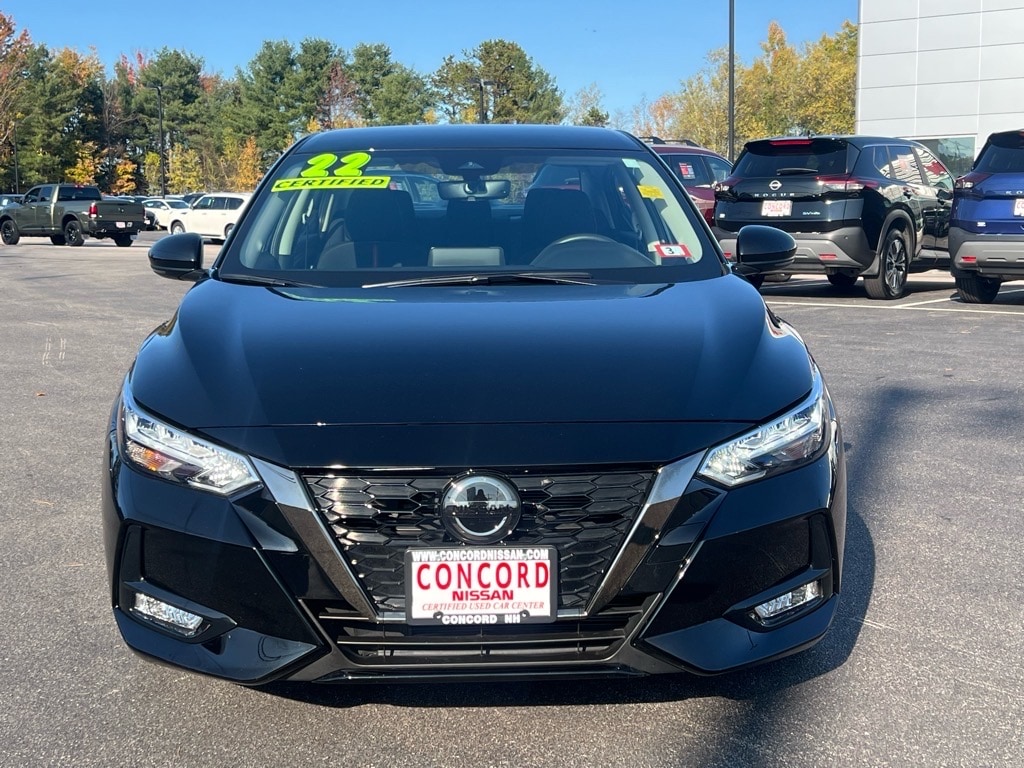 Used 2022 Nissan Sentra SR with VIN 3N1AB8DV4NY304645 for sale in Concord, NH