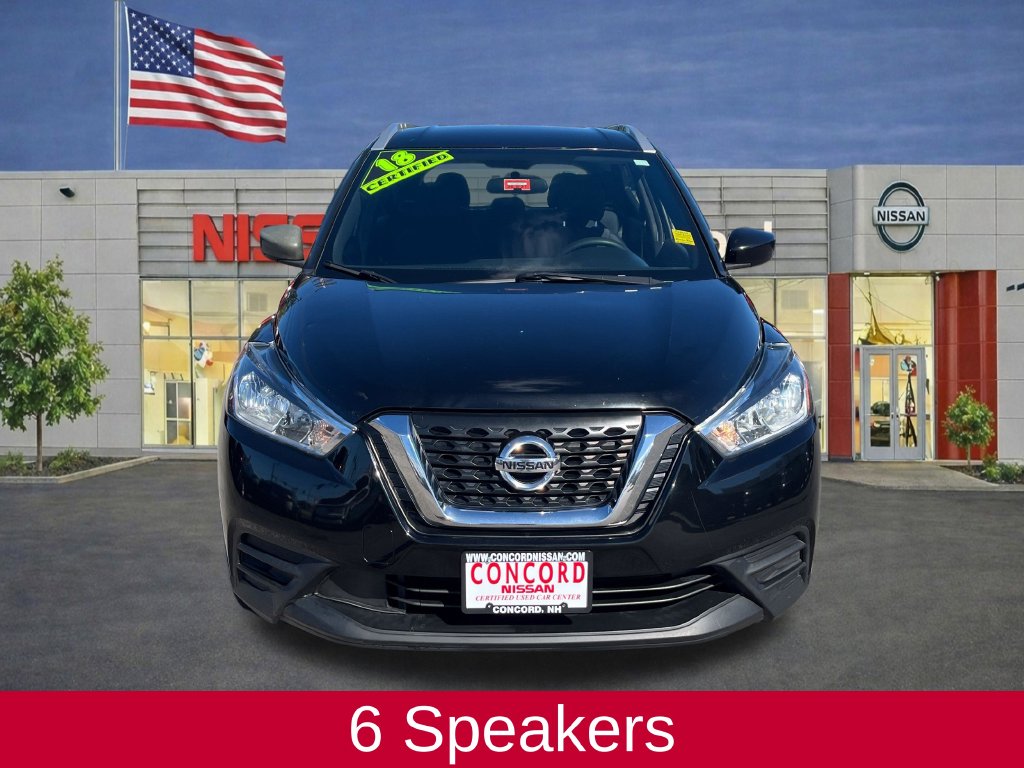Used 2018 Nissan Kicks SV with VIN 3N1CP5CU2JL526741 for sale in Concord, NH