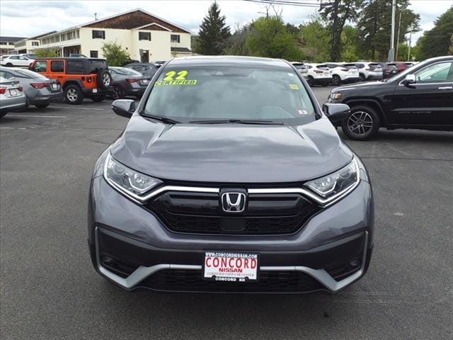 Used 2022 Honda CR-V EX with VIN 2HKRW2H50NH646148 for sale in Concord, NH