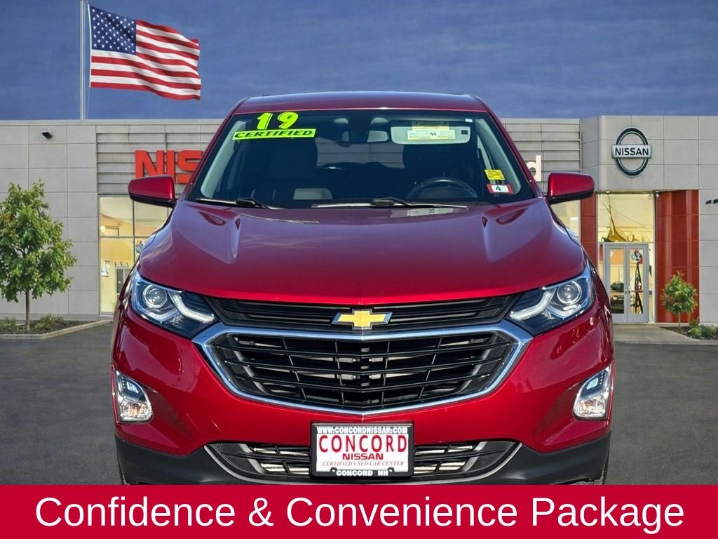 Used 2019 Chevrolet Equinox LT with VIN 2GNAXUEV1K6263434 for sale in Concord, NH