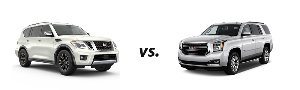 2017 Nissan Armada vs. 2017 GMC Yukon Concord Nissan