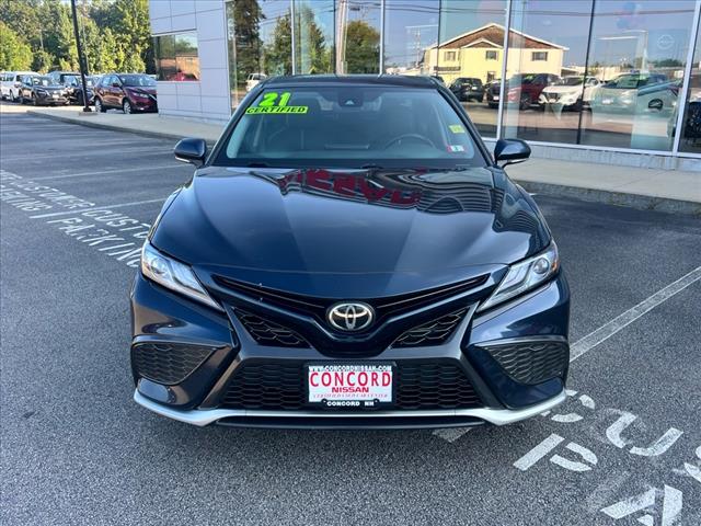 Used 2021 Toyota Camry XSE with VIN 4T1K61BK1MU026886 for sale in Concord, NH