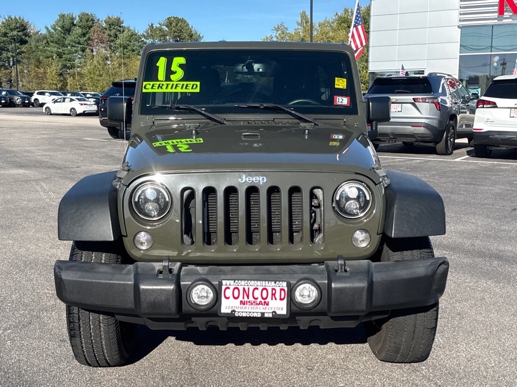 Used 2015 Jeep Wrangler Unlimited Sport with VIN 1C4BJWDG7FL696363 for sale in Concord, NH