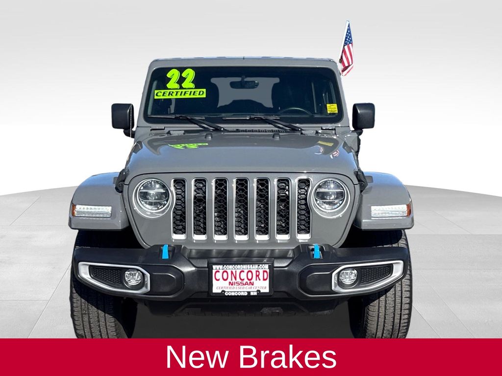 Used 2022 Jeep Wrangler Unlimited Sahara 4XE with VIN 1C4JJXP69NW256694 for sale in Concord, NH