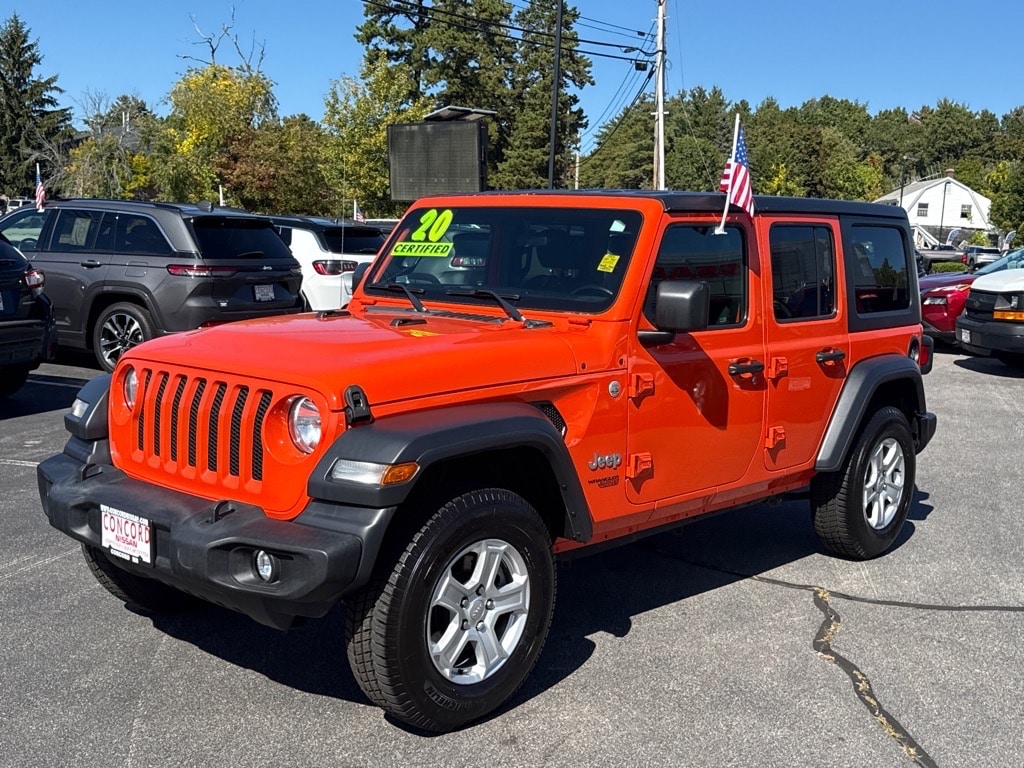 Used 2020 Jeep Wrangler Unlimited Sport S 4x4 Sport S SUV