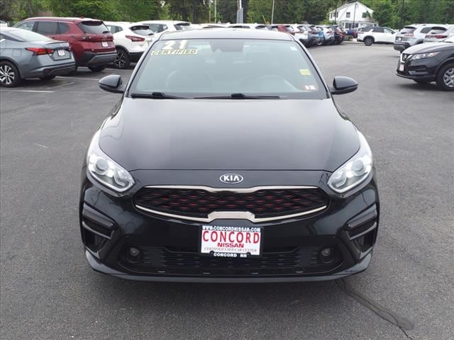 Used 2021 Kia Forte GT-Line with VIN 3KPF34AD1ME281362 for sale in Concord, NH