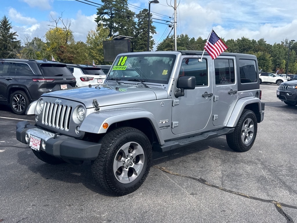 Used 2018 Jeep Wrangler JK Unlimited Sahara 4x4 Sahara SUV