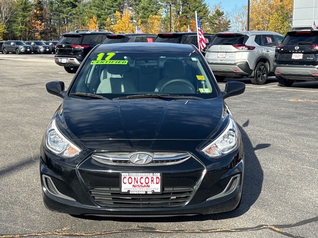Used 2017 Hyundai Accent Value Edition with VIN KMHCT4AE0HU379667 for sale in Concord, NH