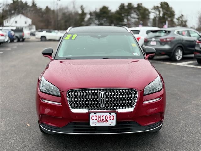 Used 2021 Lincoln Corsair Base with VIN 5LMCJ1D90MUL21343 for sale in Concord, NH