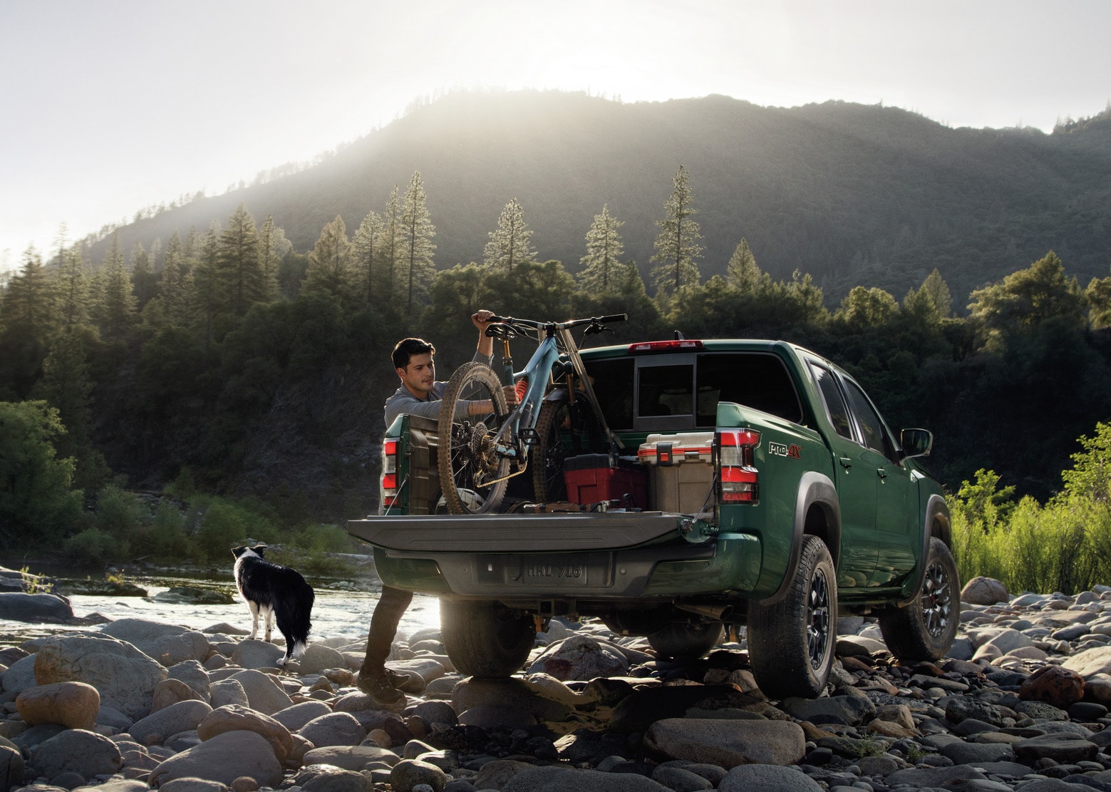 The 2024 Nissan Frontier Showing the spacious trunk