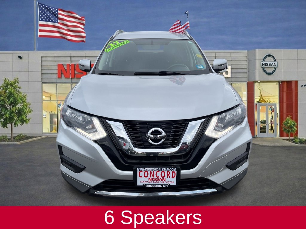 Used 2017 Nissan Rogue SV with VIN KNMAT2MV9HP564746 for sale in Concord, NH