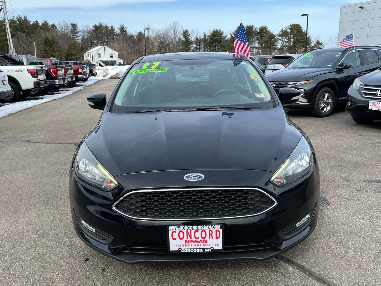 Used 2017 Ford Focus SEL with VIN 1FADP3H29HL200816 for sale in Concord, NH