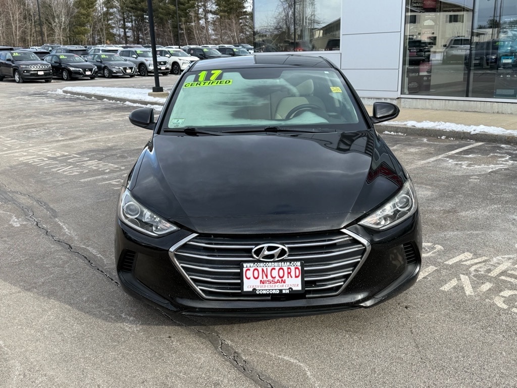 Used 2017 Hyundai Elantra SE with VIN KMHD74LFXHU358081 for sale in Concord, NH