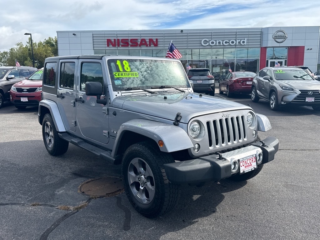 Used 2018 Jeep Wrangler JK Unlimited Sahara 4x4 Sahara SUV