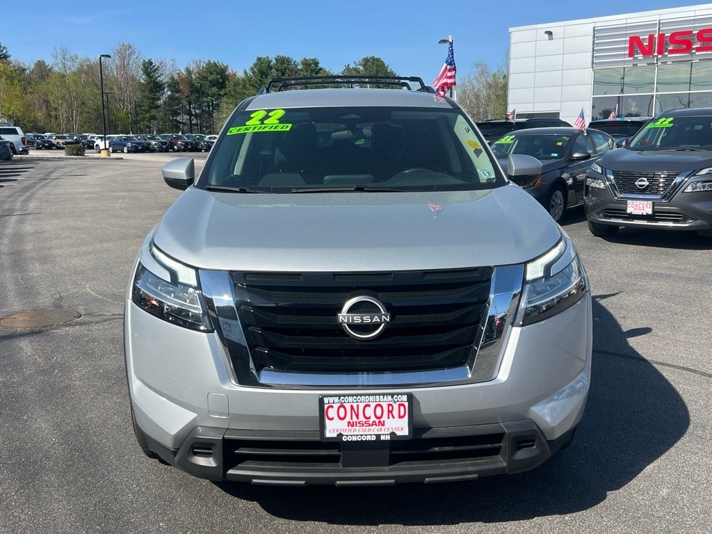 Certified 2022 Nissan Pathfinder SV with VIN 5N1DR3BCXNC245728 for sale in Concord, NH