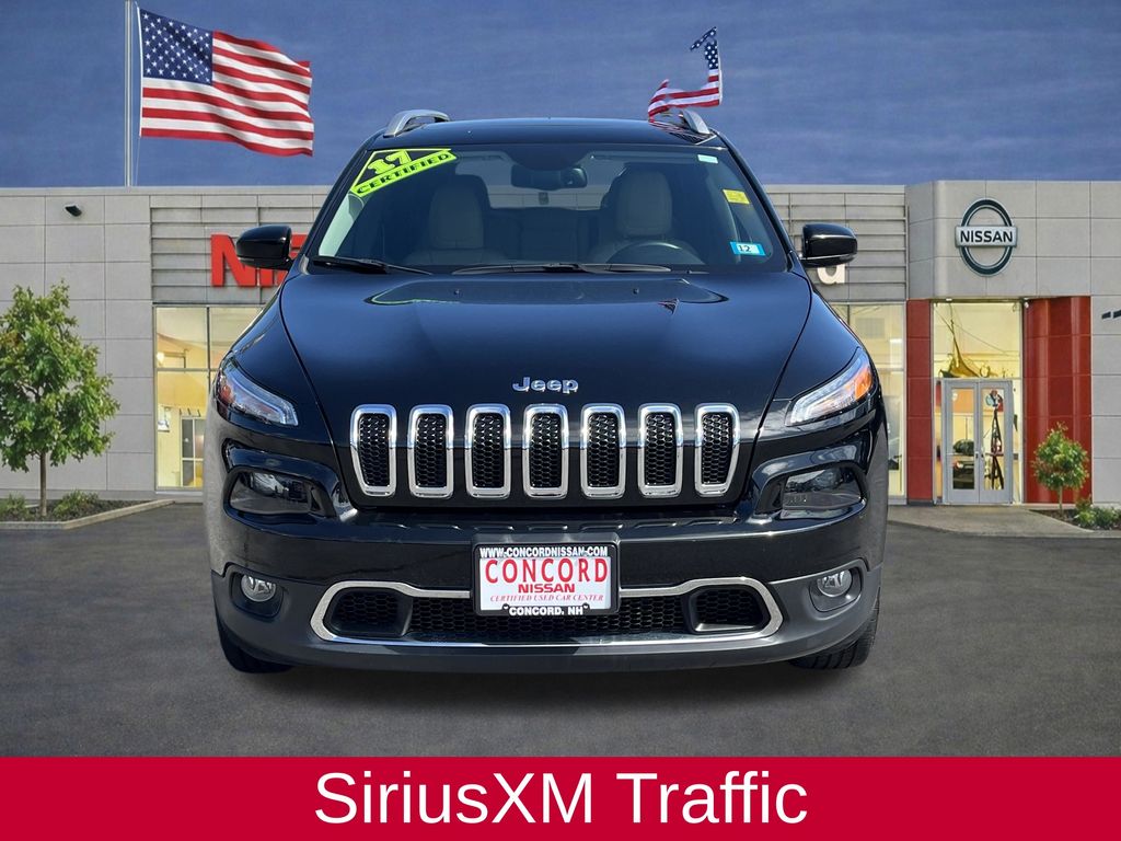 Used 2017 Jeep Cherokee Limited with VIN 1C4PJMDS7HW601381 for sale in Concord, NH
