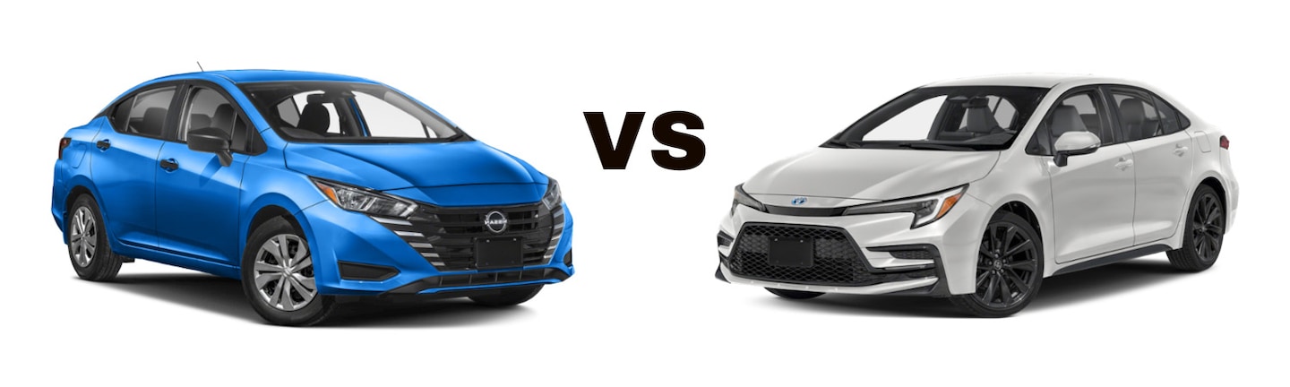 2024 Nissan Versa vs. Toyota Corolla | Concord Nissan