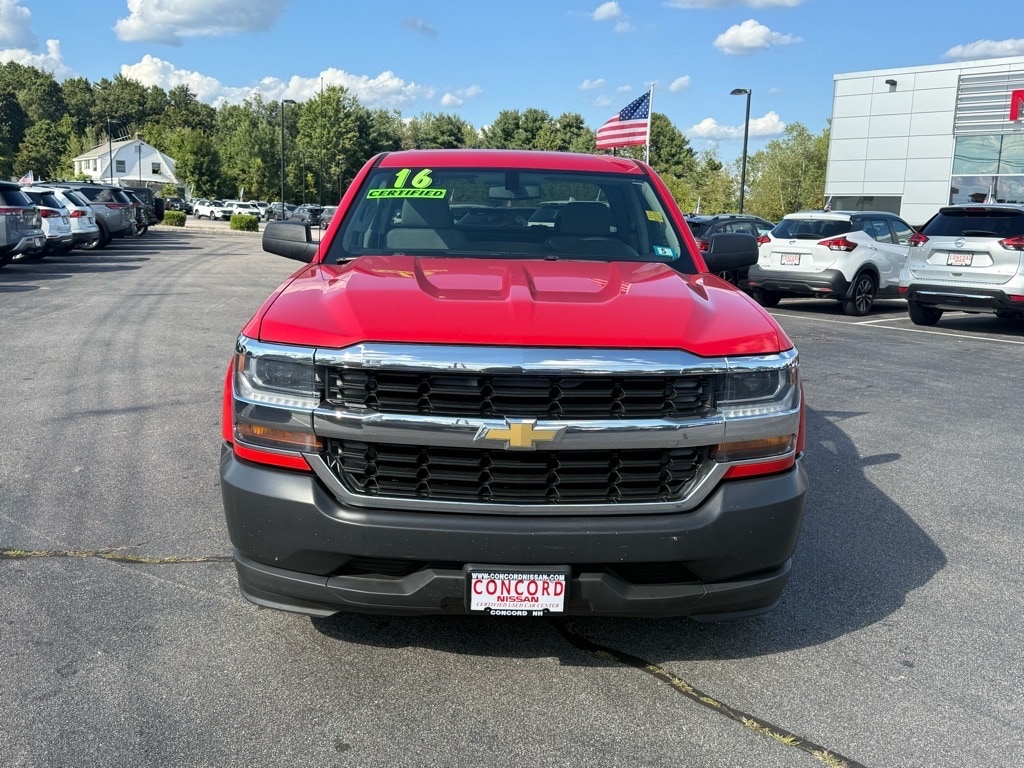 Used 2016 Chevrolet Silverado 1500 Work Truck 1WT with VIN 1GCRCNEH9GZ165836 for sale in Concord, NH