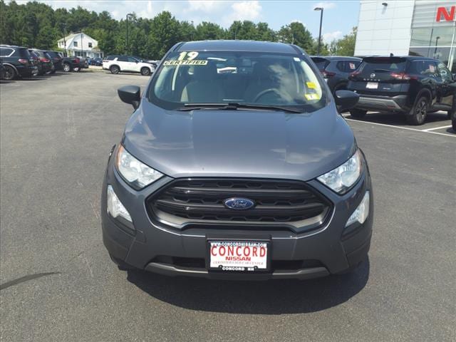 Used 2019 Ford Ecosport S with VIN MAJ6S3FL7KC298156 for sale in Concord, NH