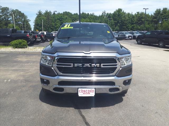 Used 2021 RAM Ram 1500 Pickup Big Horn/Lone Star with VIN 1C6RRFBG3MN834287 for sale in Concord, NH