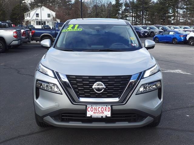 Certified 2021 Nissan Rogue SV with VIN JN8AT3BB7MW200523 for sale in Concord, NH