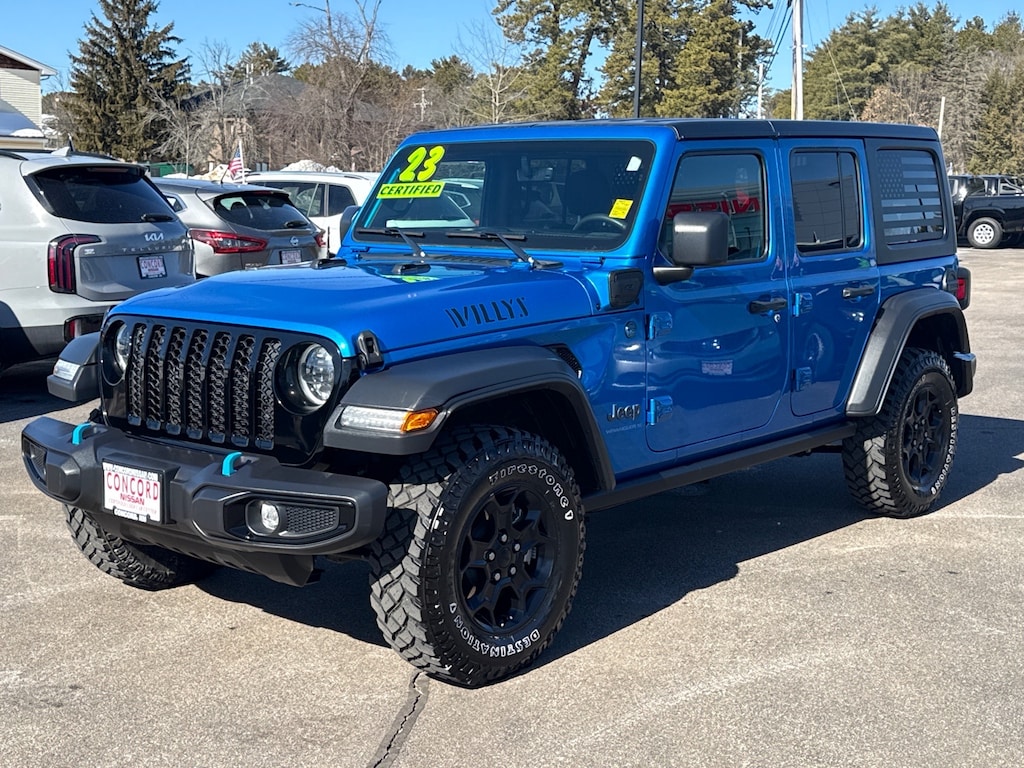 Used 2023 Jeep Wrangler Base 4x4 Willys 4xe SUV