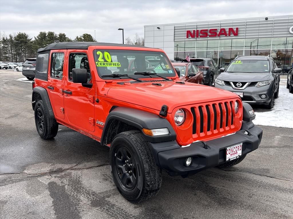 Used 2020 Jeep Wrangler Unlimited Sport 4x4 Sport SUV