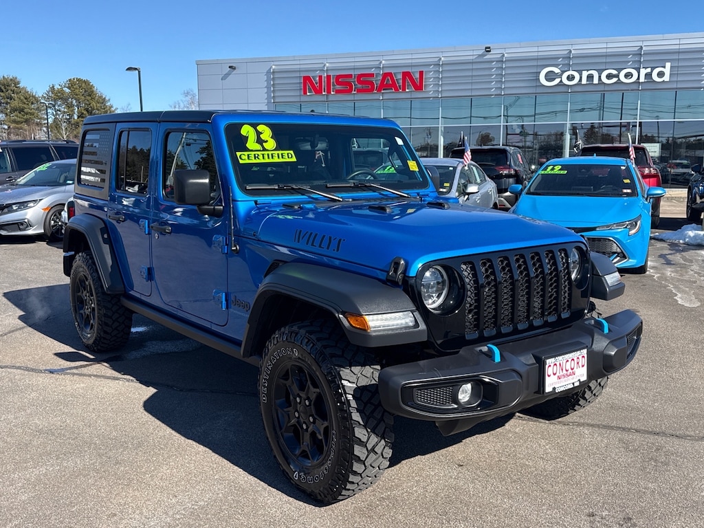 Used 2023 Jeep Wrangler Base 4x4 Willys 4xe SUV