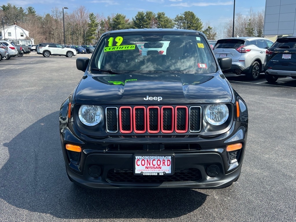 Used 2019 Jeep Renegade Sport with VIN ZACNJBAB2KPK82327 for sale in Concord, NH