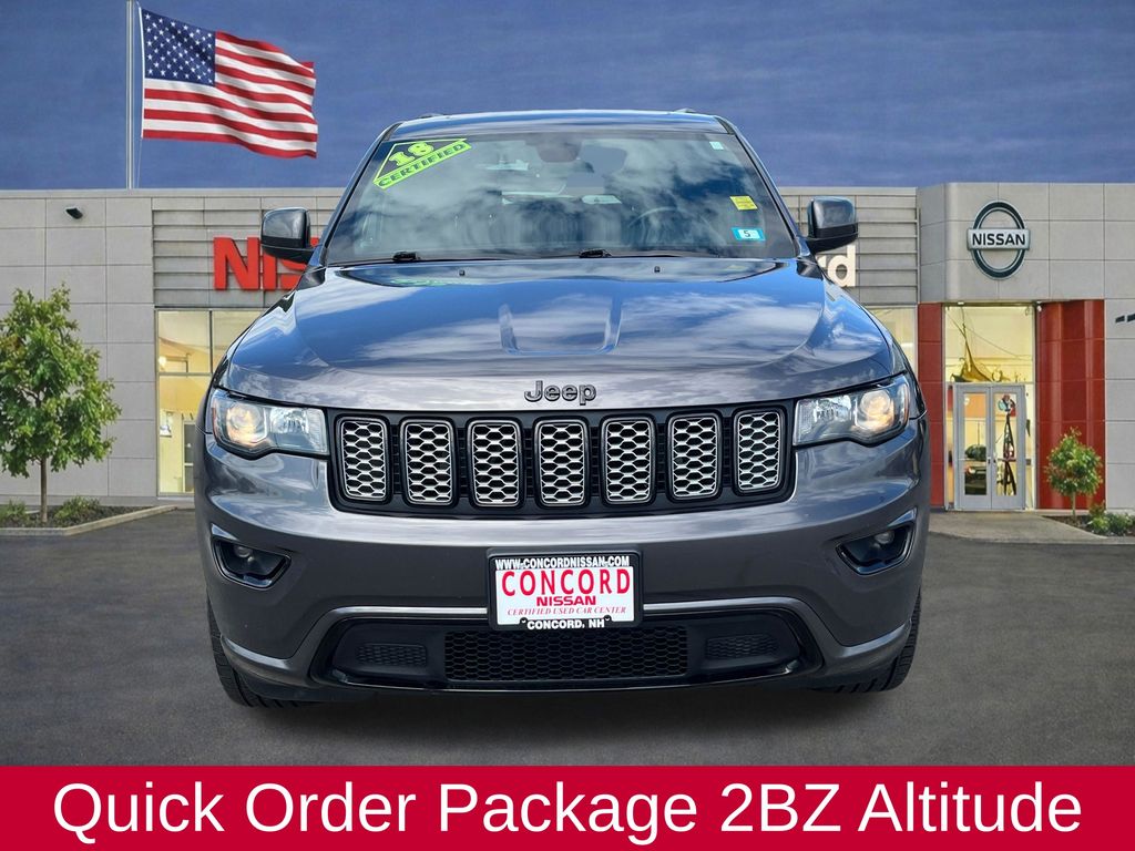 Used 2018 Jeep Grand Cherokee Altitude with VIN 1C4RJFAG0JC298276 for sale in Concord, NH