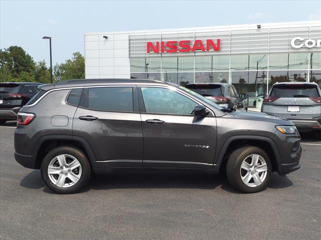 Used 2022 Jeep Compass Latitude with VIN 3C4NJDBB0NT111490 for sale in Concord, NH