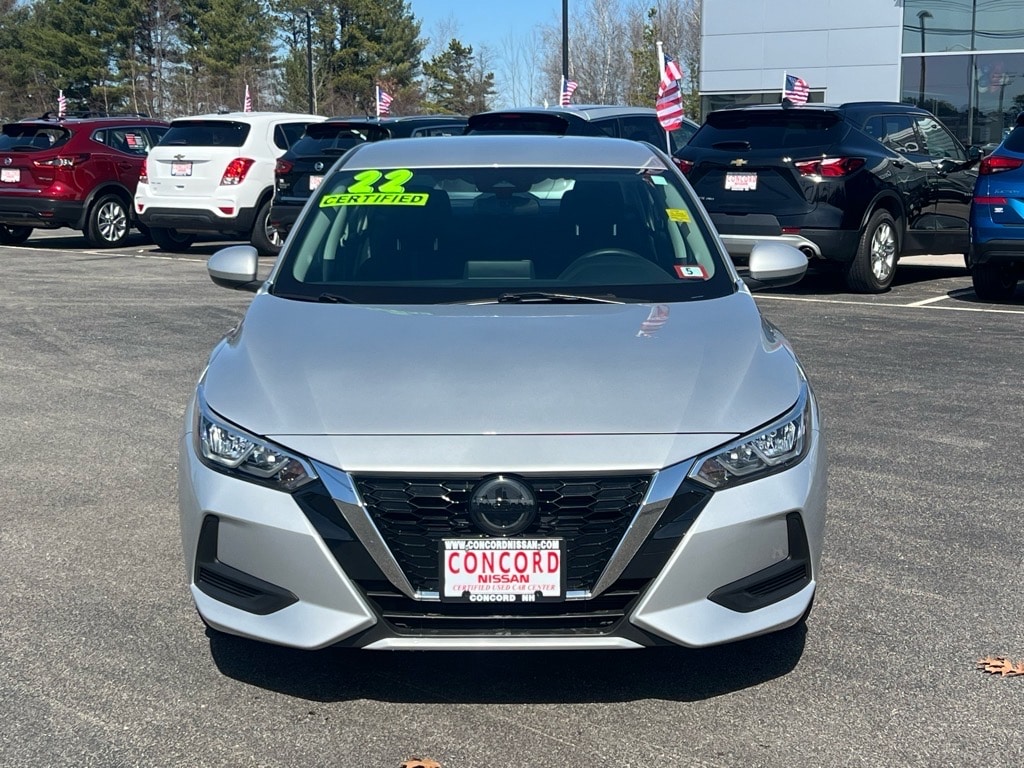 Certified 2022 Nissan Sentra SV with VIN 3N1AB8CV3NY283658 for sale in Concord, NH